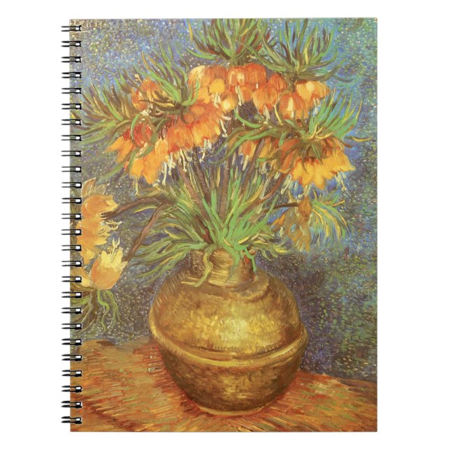 Vincent van Gogh - Fritillaries in a Copper Vas Anteckningsbok (Framsidan)