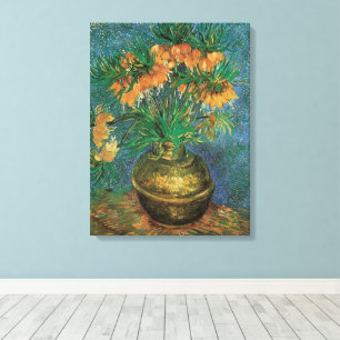 Vincent van Gogh - Frittillaria i en kopparvas Canvastryck