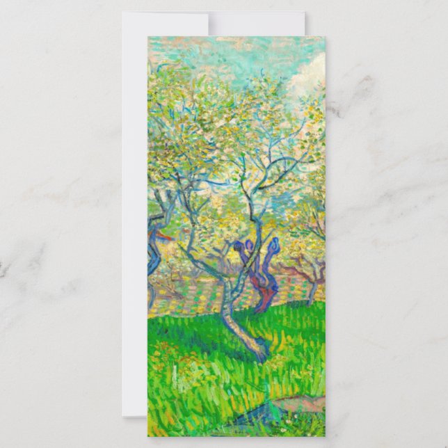 Vincent van Gogh Fruktträdgård i blom Card (Framsida)