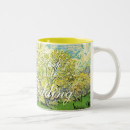 Vincent van Gogh,Fruktträdgård i blom Två-Tonad Mugg