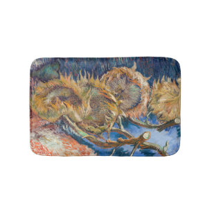 Vincent van Gogh - Fyra snittblommor Badrumsmatta