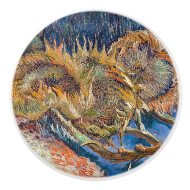 Vincent van Gogh - Fyra snittblommor Knopp (Framsidan)