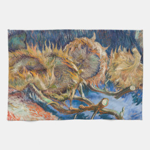 Vincent van Gogh - Fyra snittblommor Kökshandduk