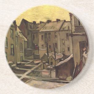 Vincent van Gogh, Gamla hus bakgårdar, Antwerpen Underlägg Sandsten