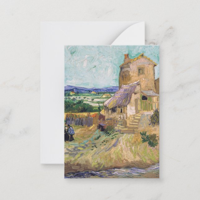 Vincent van Gogh - Gamla Mill Anteckningskort (Framsida)