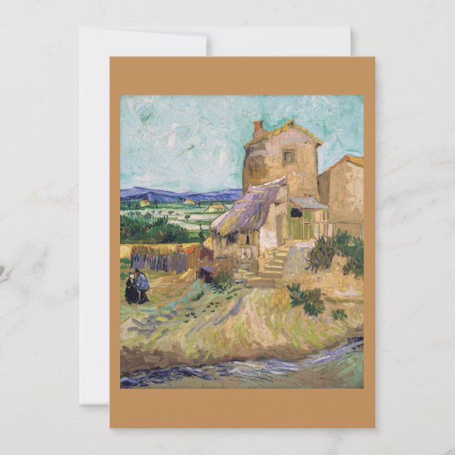Vincent van Gogh - Gamla Mill Inbjudningar (Framsida)