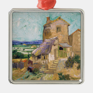 Vincent van Gogh - Gamla Mill Julgransprydnad Metall