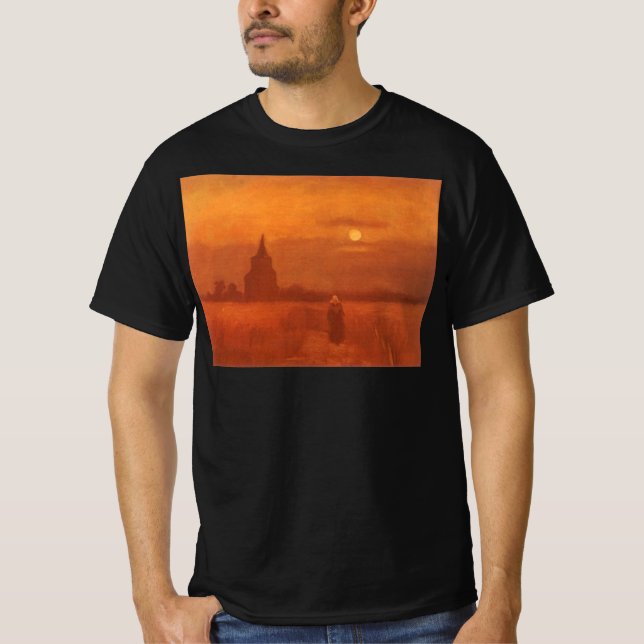 Vincent van Gogh - Gammal torn i fälten T Shirt (Framsida)