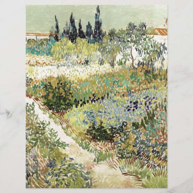Vincent Van Gogh Garden at Arles (Framsida)