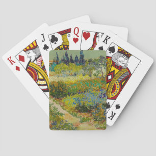 Vincent Van Gogh Garden at Arles Casinokort