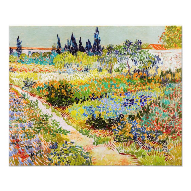 Vincent van Gogh - Garden at Arles Fototryck (Framsidan)
