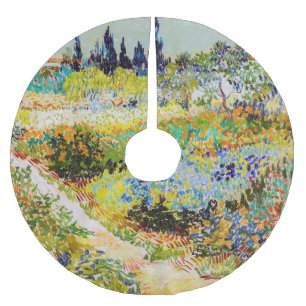 Vincent van Gogh - Garden at Arles Julgransmatta Borstad Polyester