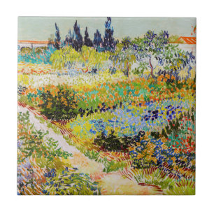 Vincent van Gogh - Garden at Arles Kakelplatta