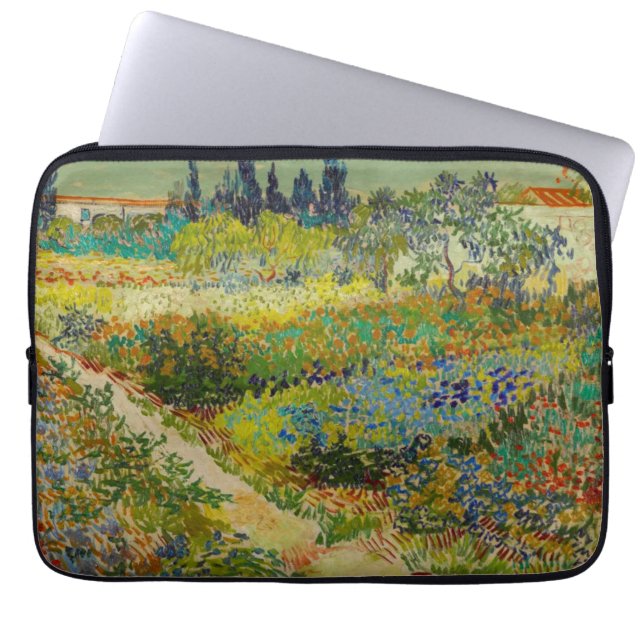 Vincent Van Gogh Garden at Arles Laptop Fodral (Framsidan)