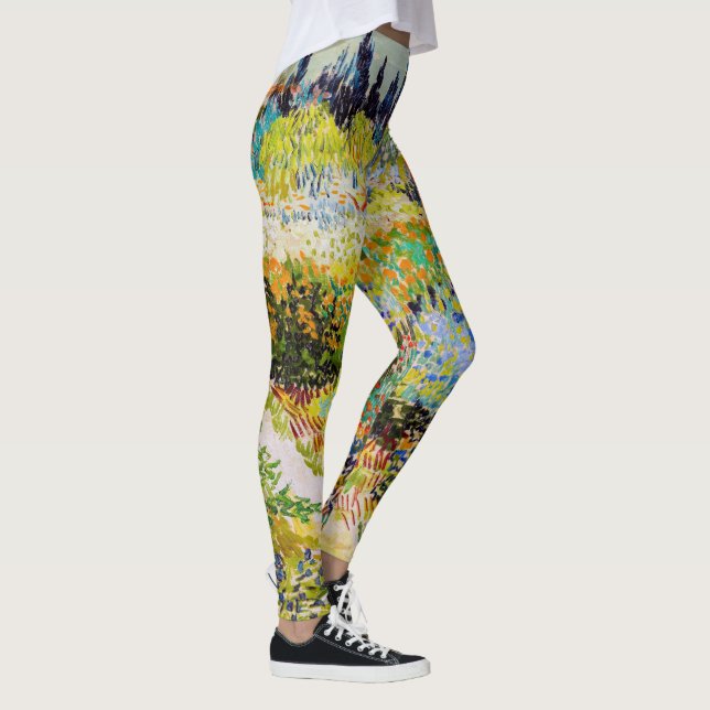 Vincent van Gogh - Garden at Arles Leggings (Höger)