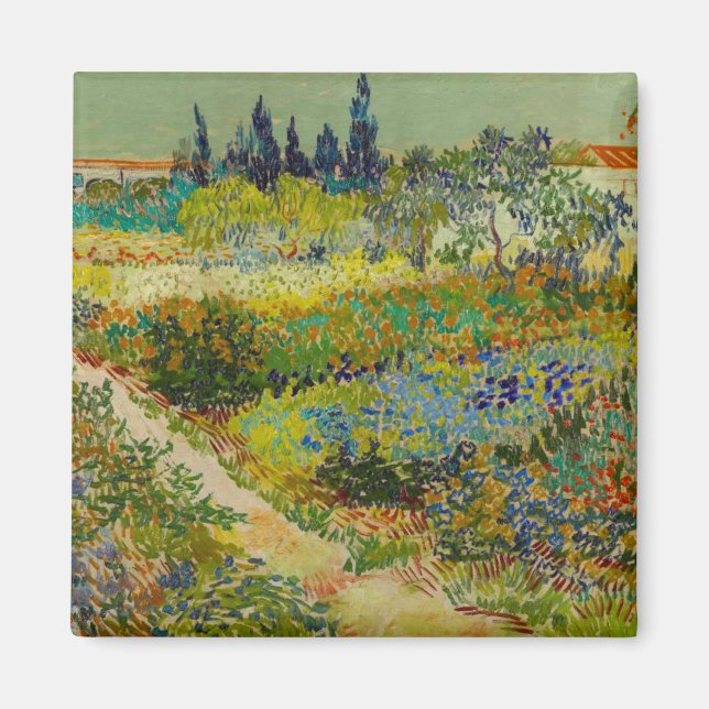 Vincent Van Gogh Garden at Arles Magnet (Framsidan)