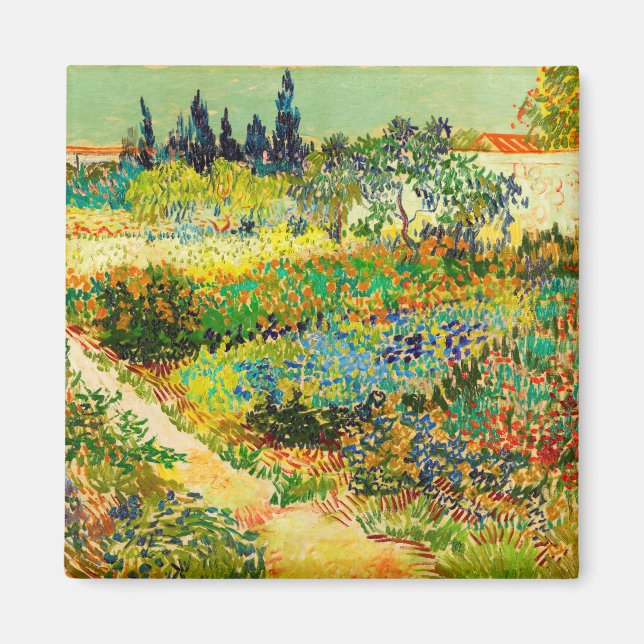 Vincent Van Gogh Garden at Arles Magnet (Framsidan)