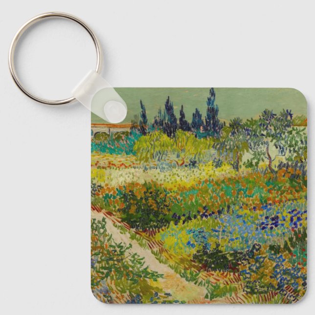 Vincent Van Gogh Garden at Arles Nyckelring (Framsida)