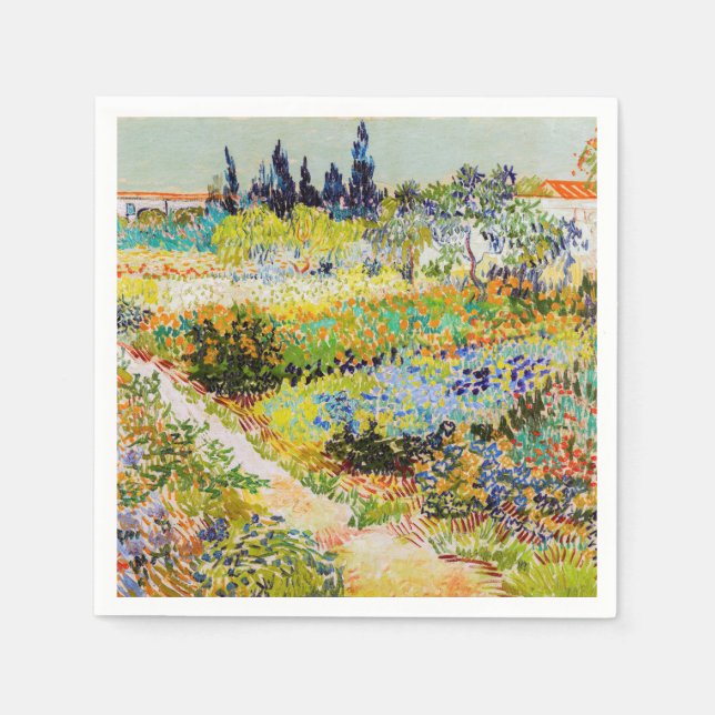 Vincent van Gogh - Garden at Arles Pappersservett (Framsidan)
