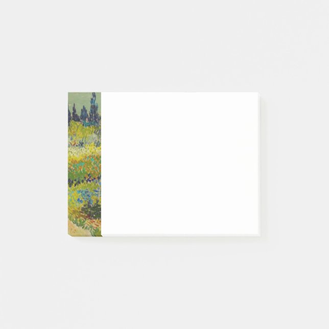 Vincent Van Gogh Garden at Arles Post-it Block (Framsida)