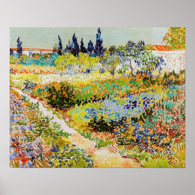 Vincent van Gogh - Garden at Arles Poster (Framsidan)
