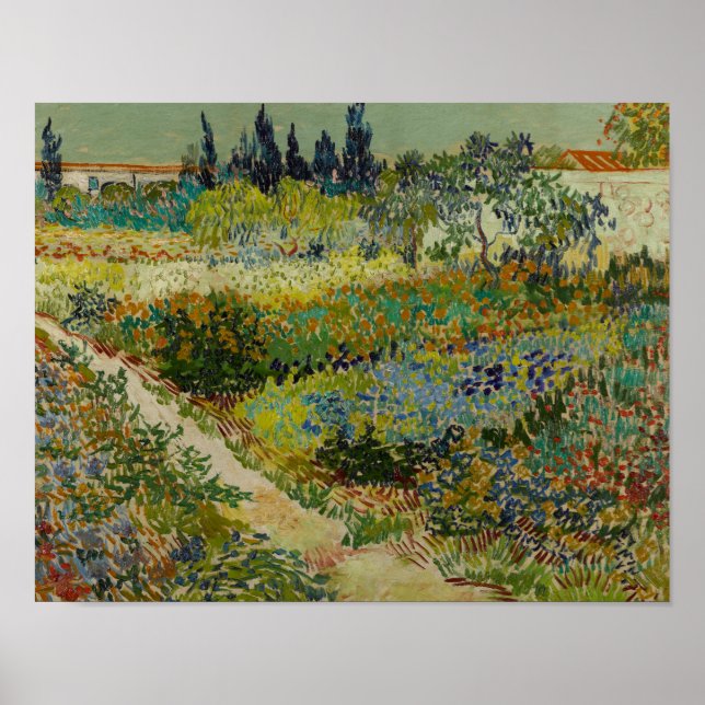 Vincent van Gogh - Garden at Arles Poster (Framsidan)