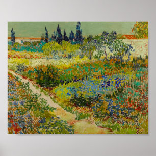 Vincent Van Gogh Garden at Arles Poster