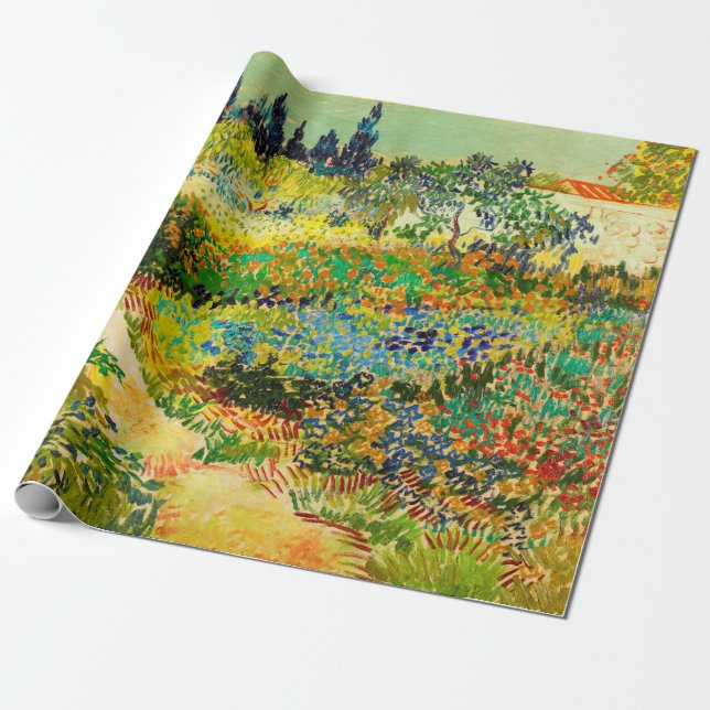 Vincent Van Gogh Garden at Arles Presentpapper (Utrullad)