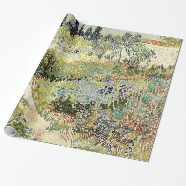 Vincent Van Gogh Garden at Arles Presentpapper (Utrullad)