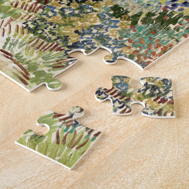 Vincent Van Gogh Garden at Arles Pussel (Sidan)