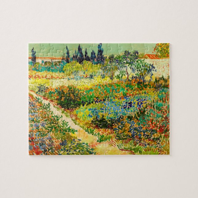 Vincent Van Gogh Garden at Arles Pussel (Horisontell)