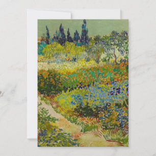Vincent Van Gogh Garden at Arles Spara Datumet