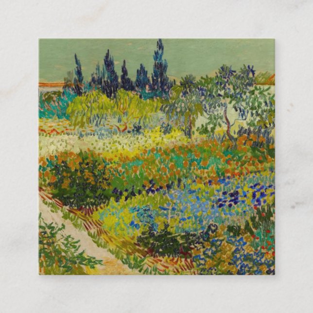 Vincent Van Gogh Garden at Arles Tilläggskort (Framsida)