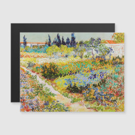 Vincent van Gogh - Garden at at Arles Magnetic Car