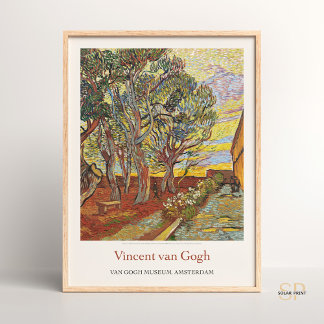 Vincent van Gogh Garden från Asylum Art Print Poster