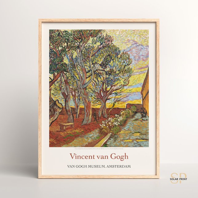 Vincent van Gogh Garden från Asylum Art Print Poster (Skapare uppladdad)