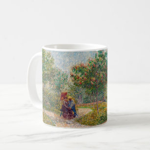 Vincent van Gogh - Garden i Montmarte med Älskare Kaffemugg