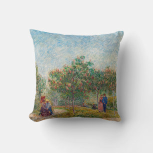 Vincent van Gogh - Garden i Montmarte med Älskare Kudde