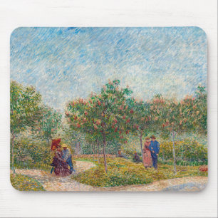 Vincent van Gogh - Garden i Montmarte med Älskare Musmatta