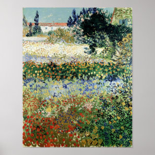 Vincent van Gogh Garden in Bloom, Arles 1888 Poster