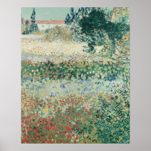 Vincent van Gogh   Garden in Bloom, Arles 1888 Poster