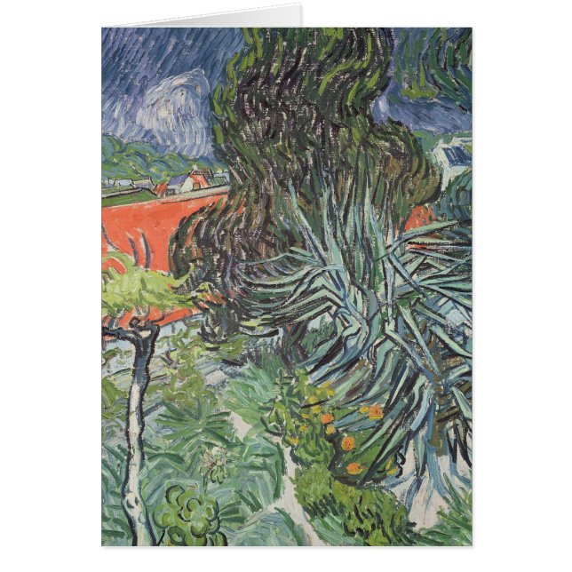Vincent van Gogh | Garden of Doktor Gachet Hälsningskort (Framsidan)
