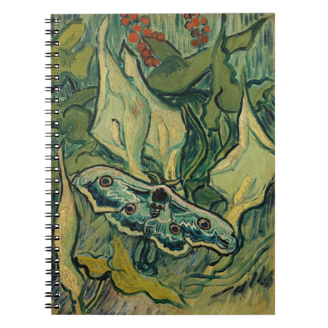 Vincent van Gogh - Giant Peacock Moth Anteckningsbok (Framsidan)