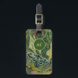 Vincent van Gogh - Giant Peacock Moth Bagagebricka<br><div class="desc">Giant Peacock Moth/Emperor Moth - Vincent van Gogh,  Oil on Canvas,  Saint-Rémy-de-Provence,  1889</div>