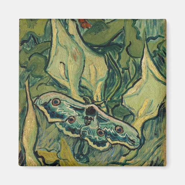 Vincent van Gogh - Giant Peacock Moth Magnet (Framsidan)