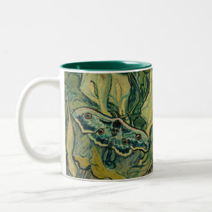 Vincent van Gogh - Giant Peacock Moth Två-Tonad Mugg