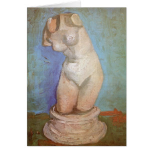 Vincent van Gogh - Gipsstatyett Kvinnlig torso Hälsningskort