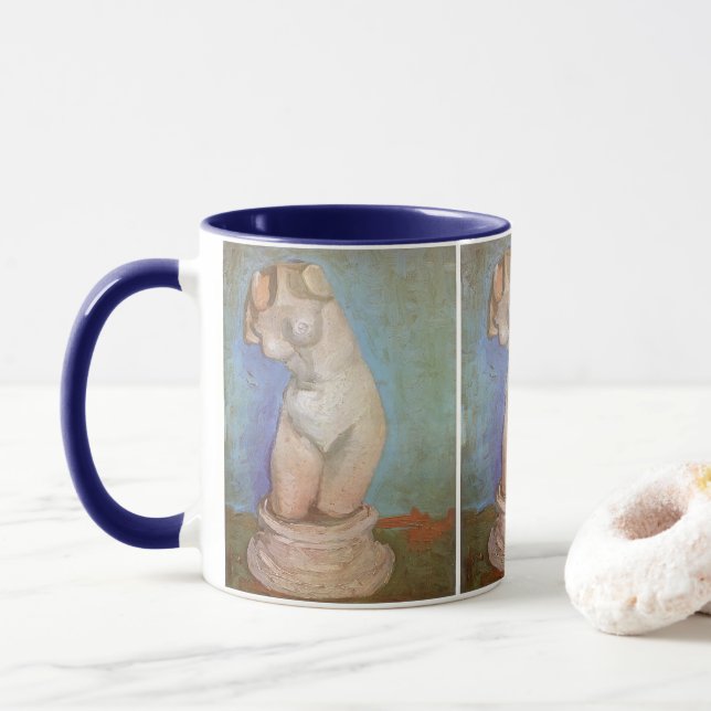 Vincent van Gogh - Gipsstatyett Kvinnlig torso Mugg (Med munk)