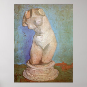 Vincent van Gogh - Gipsstatyett Kvinnlig torso Poster