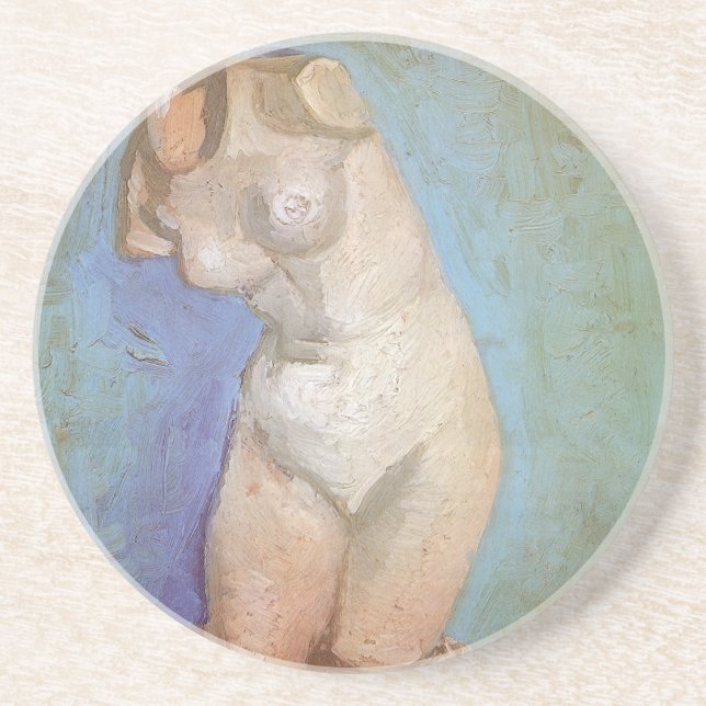 Vincent van Gogh - Gipsstatyett Kvinnlig torso Underlägg (Framsidan)